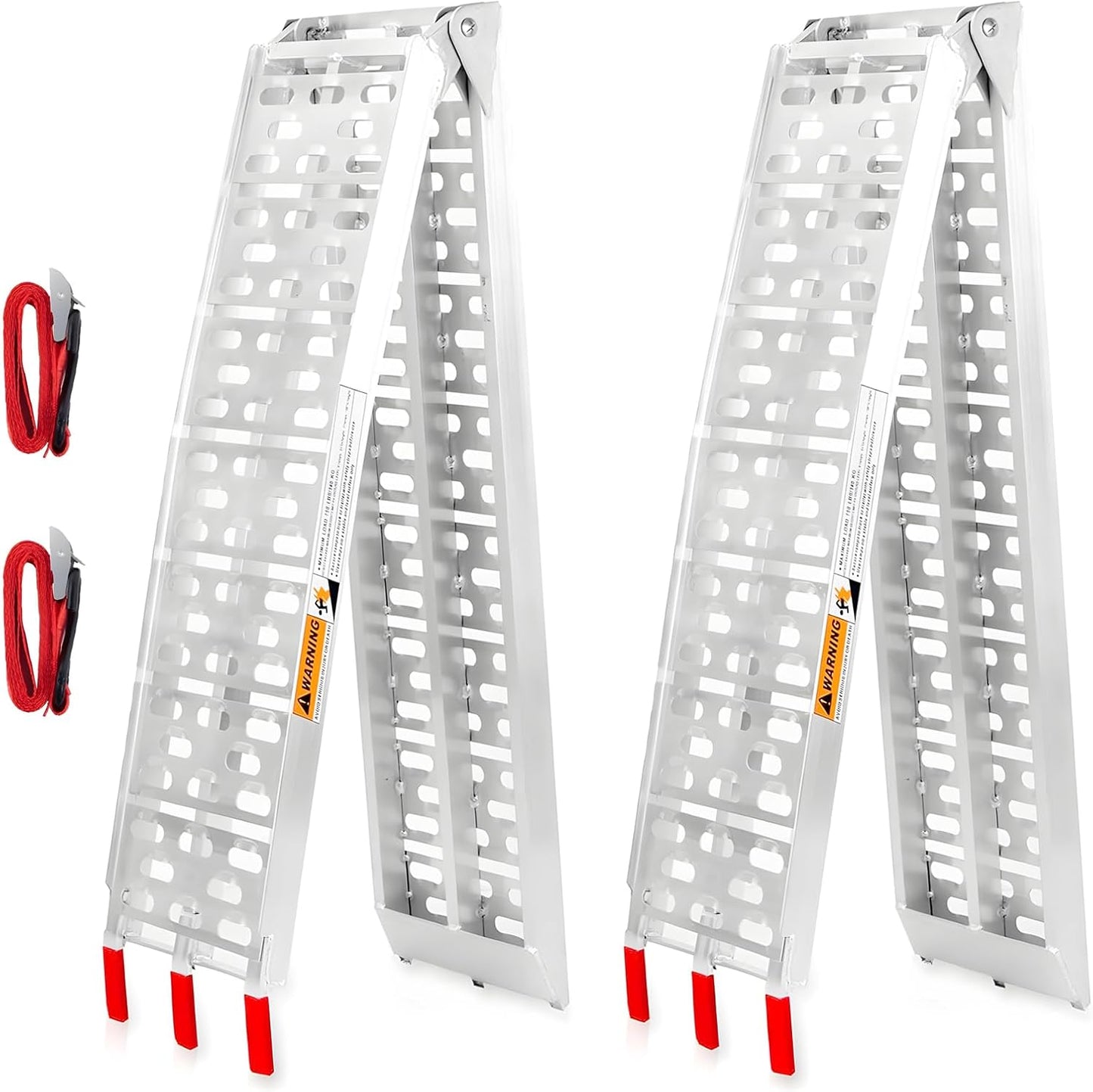 7.5 FT Aluminum Loading Ramps for Pickup Trucks - 1500 lbs Capacity
