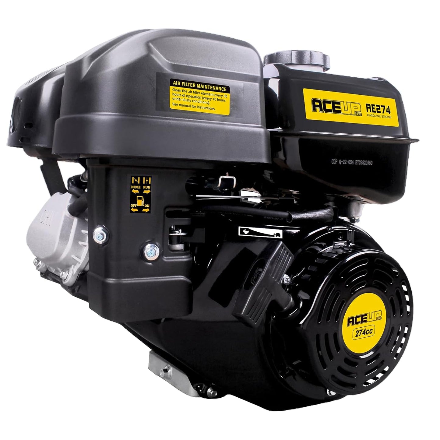 Aceup Energy 9HP Gas Engine with Recoil Start for Superior Power