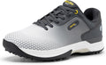 FitVille Wide & Extra Wide Mens Golf Shoes for Men - Waterproof Spiked