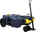 30 Gallon RV Portable Waste Tank 4 Wheel Tote Tank - Easy Tow