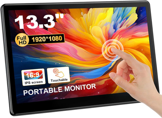 13.3 FHD Touch Monitor - VESA Mount, HDMI/VGA - HOWENS