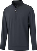 Men's Quarter Zip Moisture Wicking Pullover - Performance Midlayer