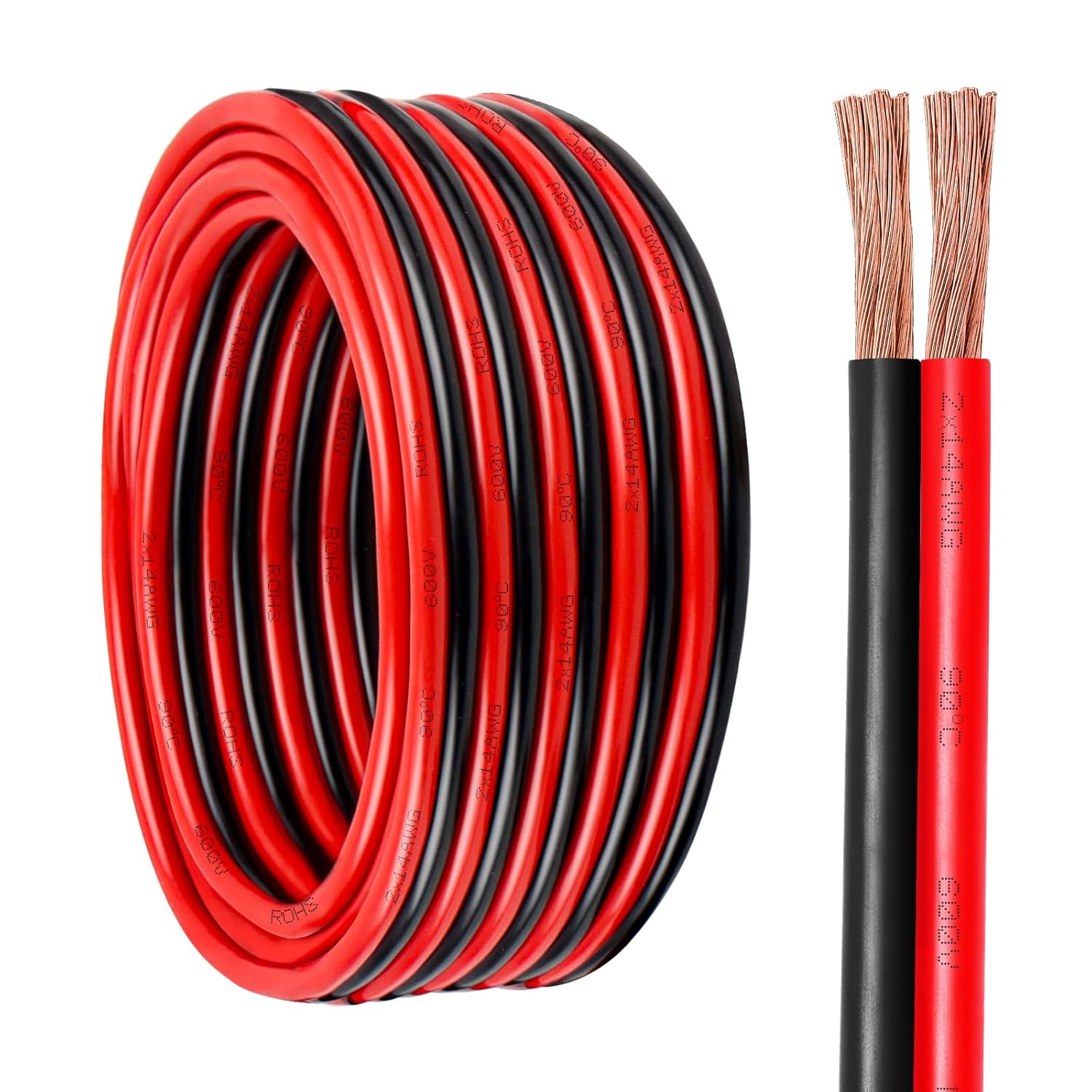 14 Gauge Wire 2 Conductors Copper Wire for Solar and Automotive