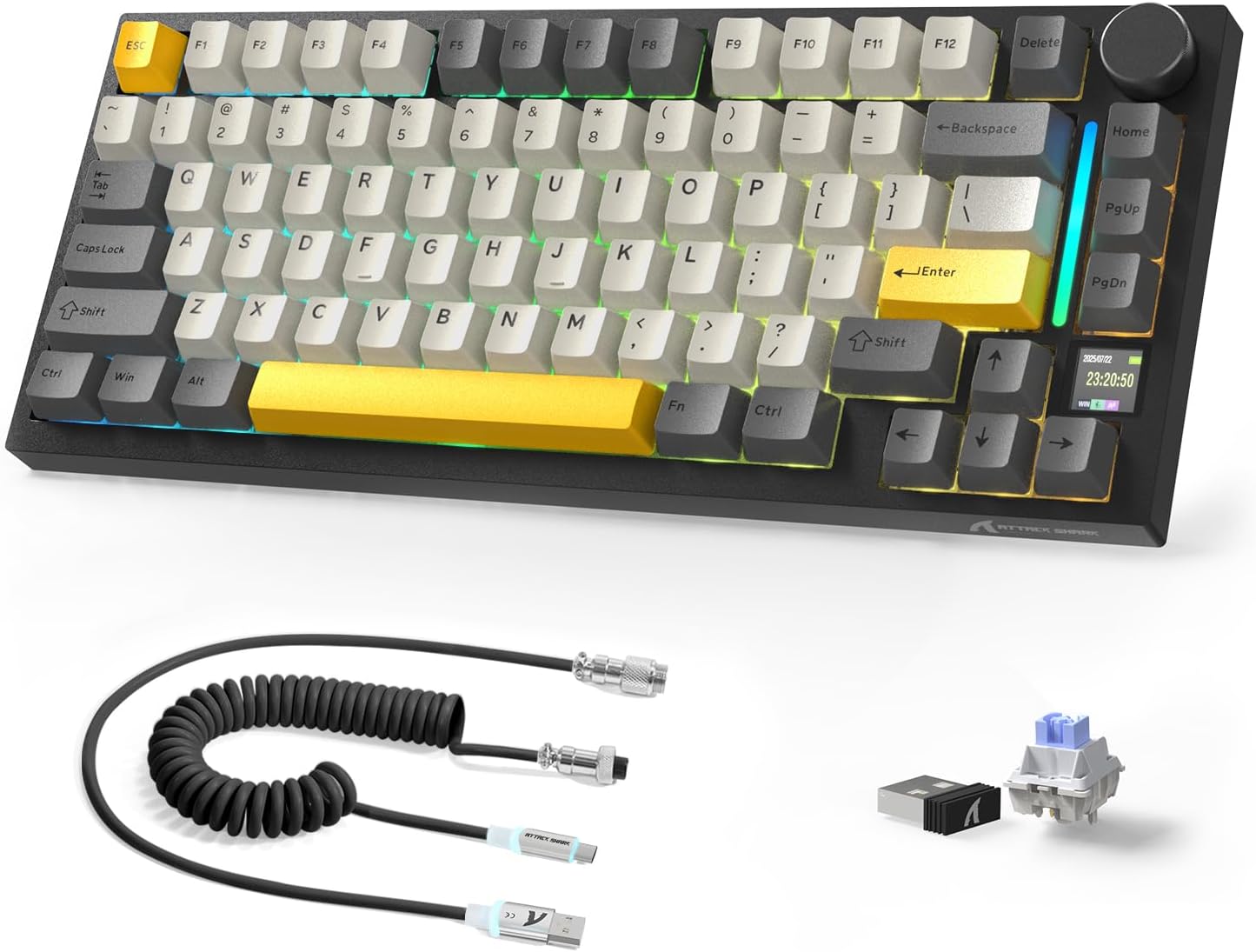 Attack Shark X820Ultra Wireless Mechanical Gaming Keyboard Review
