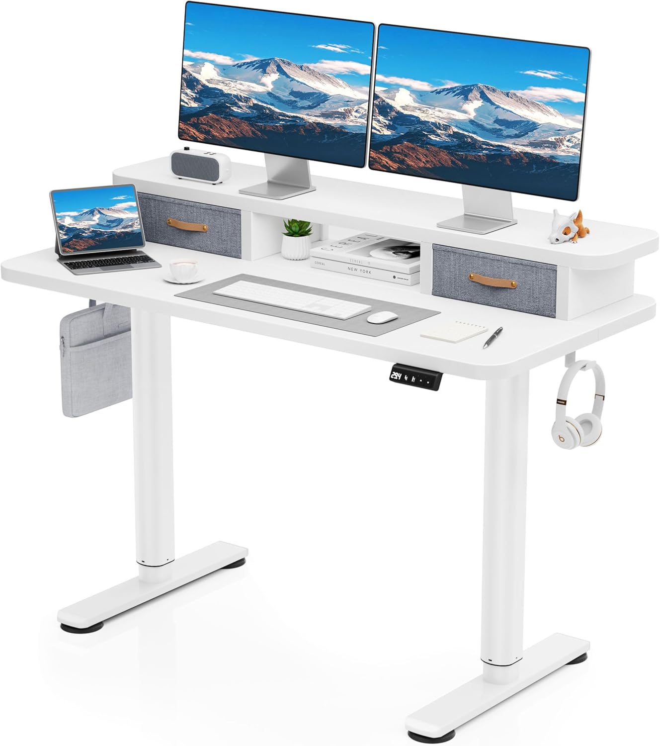 Height Adjustable Standing Desk for Productive Work Days