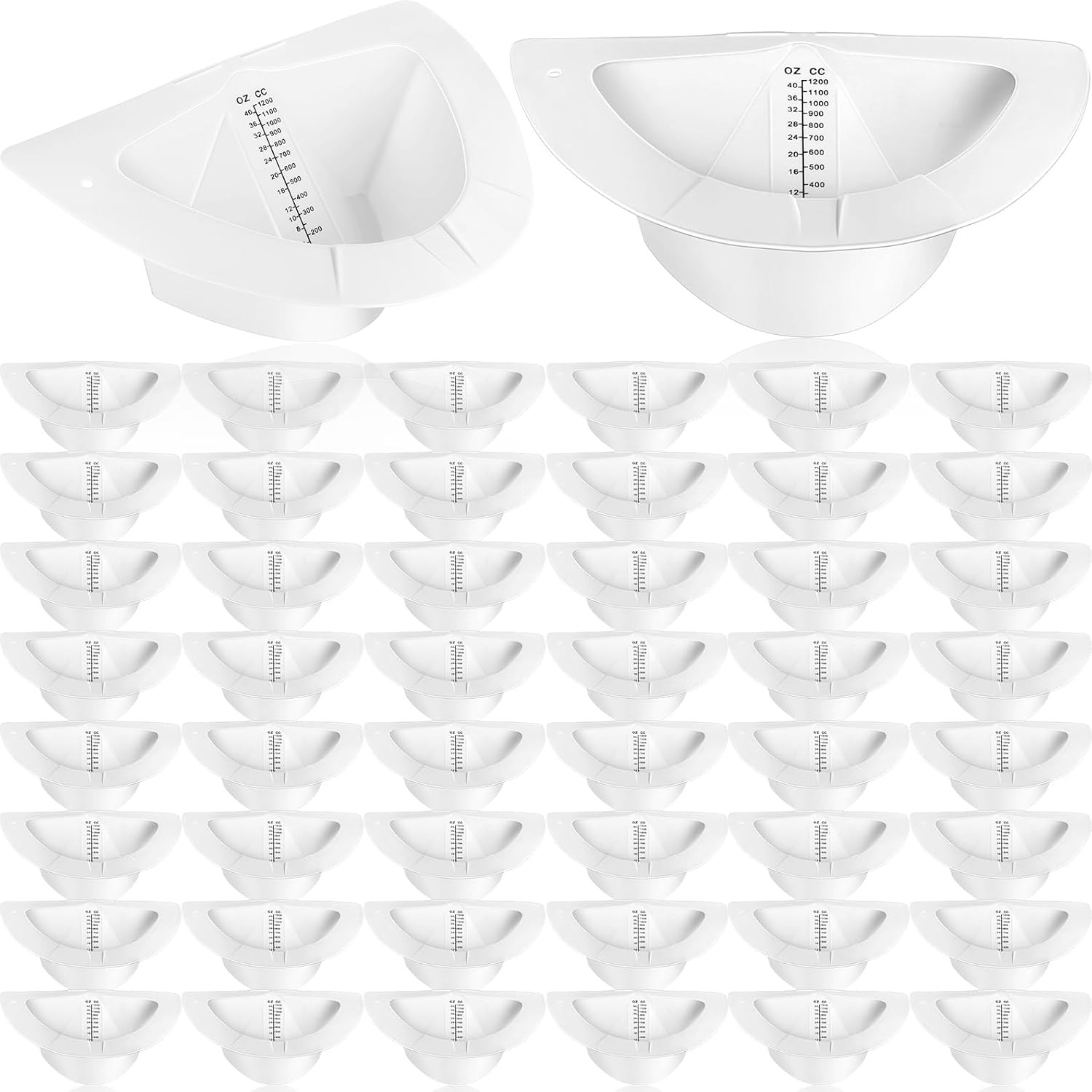 50 Pcs Urine Collection Hats for Toilets - Large Capacity 40oz