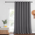 NICETOWN Sliding Glass Door Curtain 132 in - Blackout & Insulating