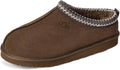 OOW Genuine Suede Slippers for Women - Memory Foam Fuzzy House