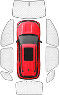 KMF 8pcs Thicken Full Window Sun Shades for Ford Explorer 2011-2019