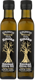 HOLY SMOKE Smoked Extra Virgin Olive Oil, 8.5 FZ Pack of 2