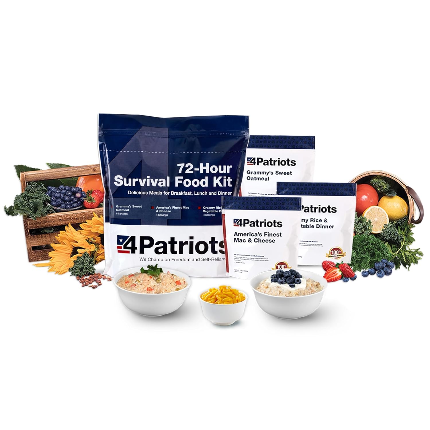 25-Year Emergency Food Supply - 20 Servings