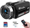 4K Ultra 48MP Camcorder with Night Vision and Digital Zoom