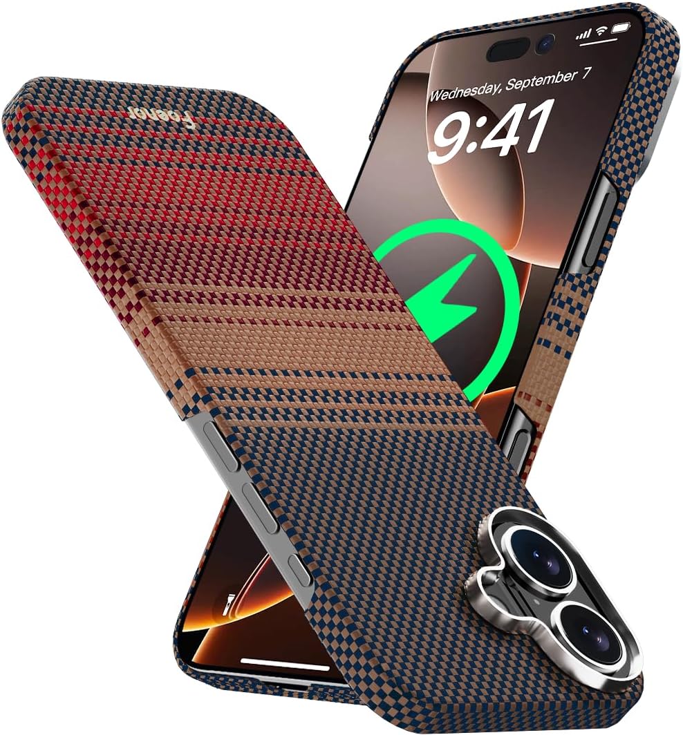 Aramid Fiber Case for iPhone 17 Air, Ultra Thin & Lightweight