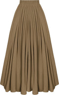 Scarlet Darkness Maxi Skirts for Women - Long Flowy Boho Renaissance