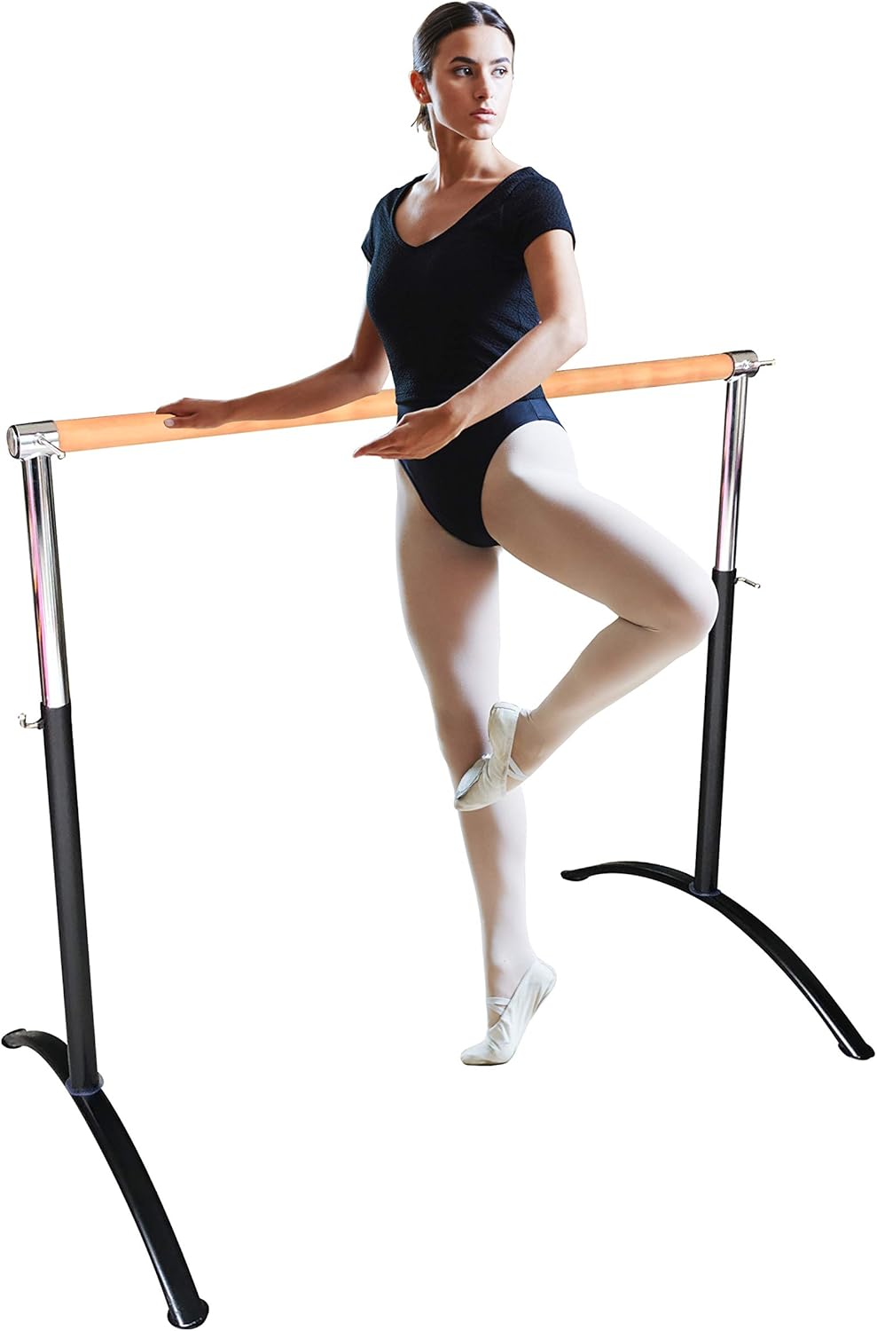 Portable Ballet Barre for Home or Studio, Adjustable Height