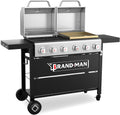 Griddle Grill Combo for Outdoor Cooking with 60,000 BTUs Power