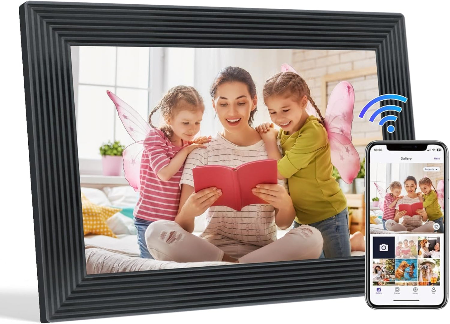 Uhale 10.1 Inch Smart WiFi Digital Photo Frame with 16GB Storage