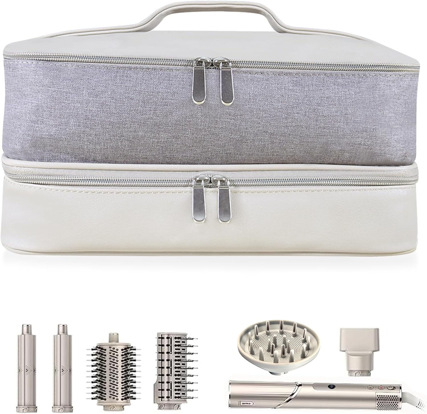 Double-Layer Travel Case for Hair Tools