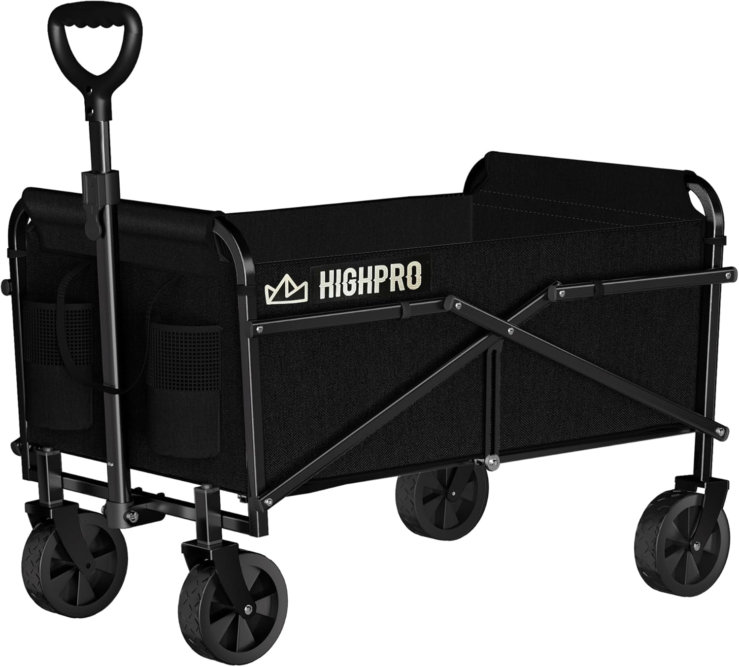 Highpro Heavy Duty Folding Wagon - Portable & Versatile