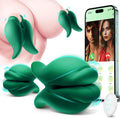 Vibrator Nipple Clamps with App Remote Control - 10 Modes, Waterproof