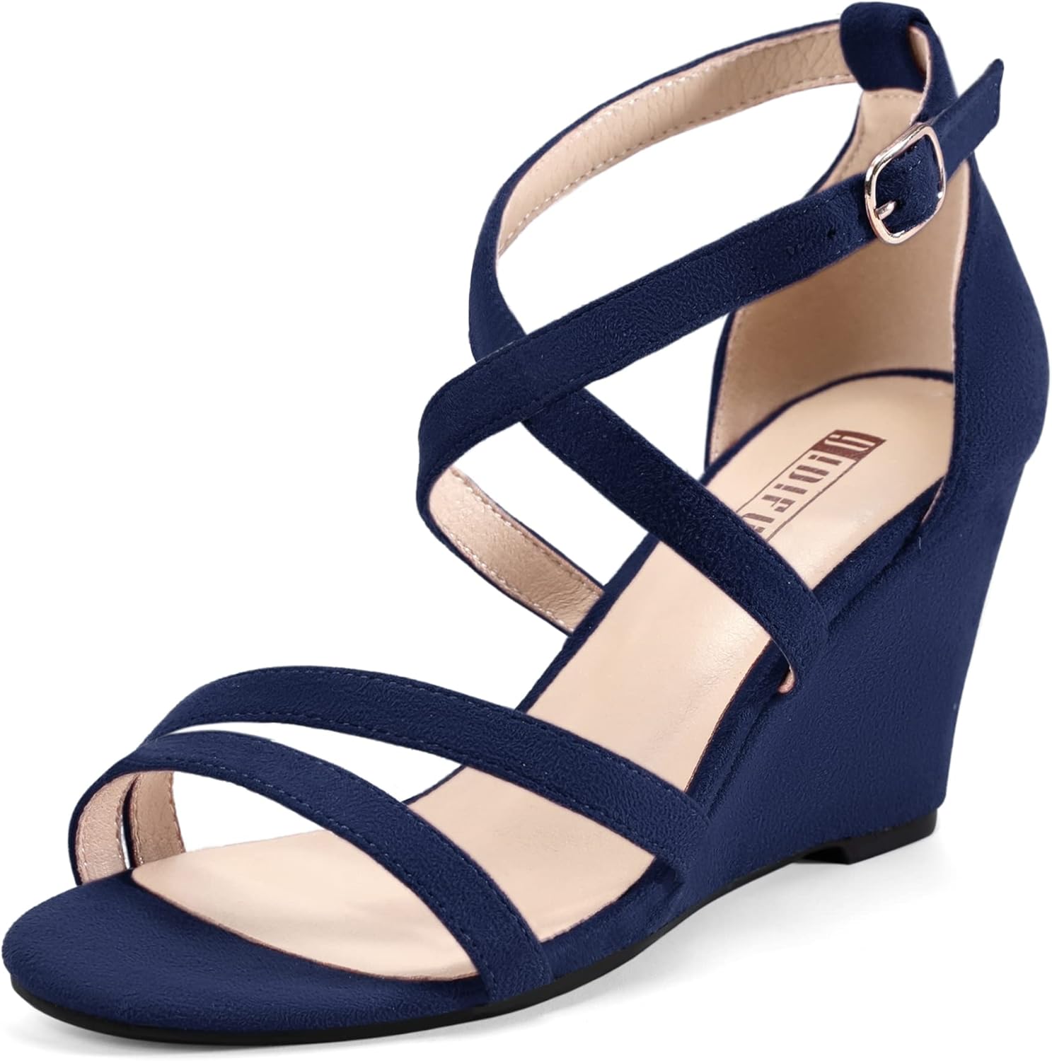 IDIFU Women's 3 Inch Strappy Wedge Sandals for Any Occasion
