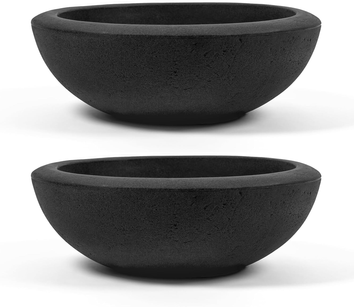 ARBORA 26in Santorini Bowl Planters - Durable & Lightweight Pots