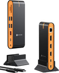USB C Docking Station Triple Monitor 15-in-1 - Compact Desktop Hub