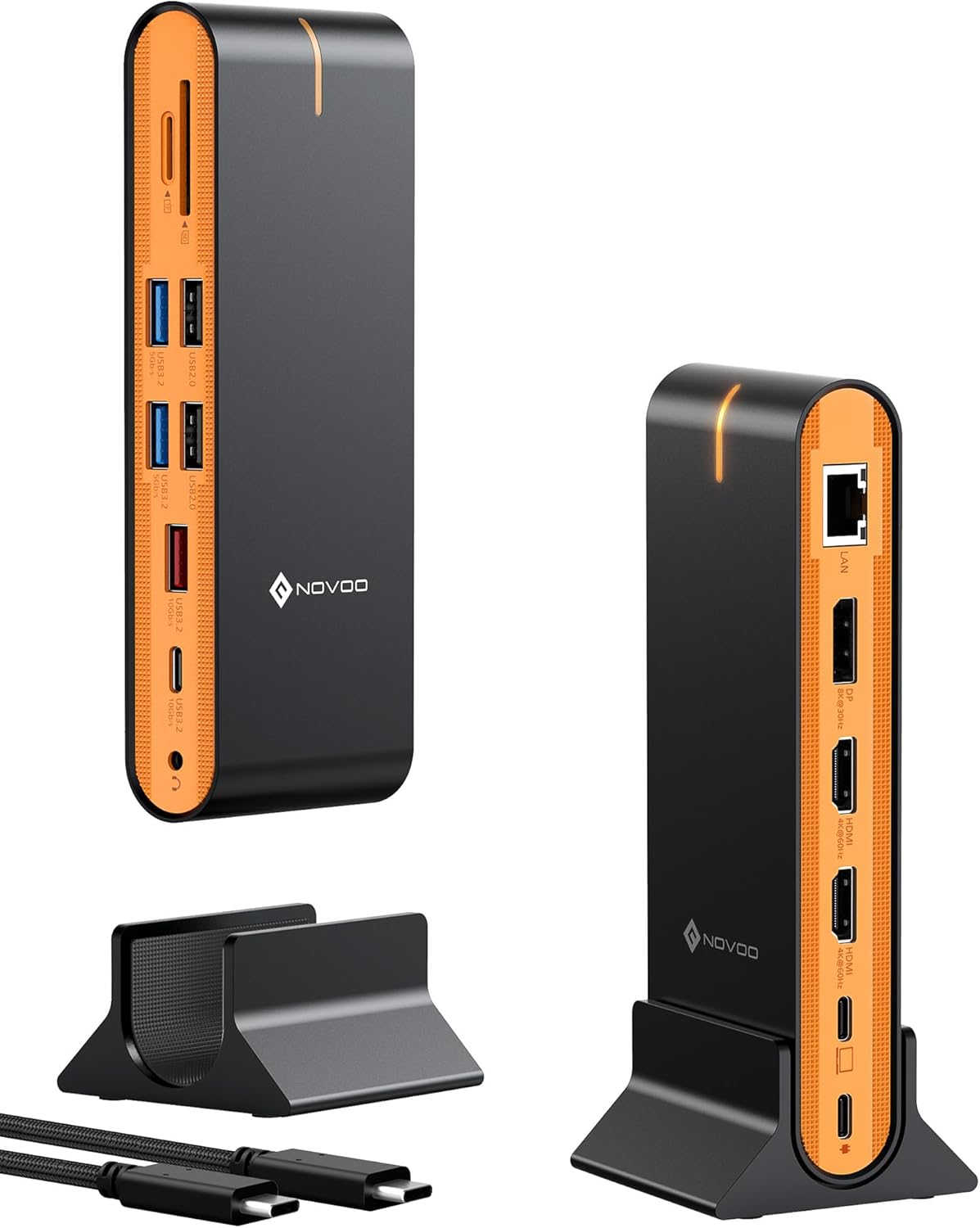 15-in-1 USB C Docking Station for Triple Monitor Setup