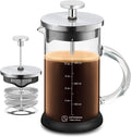 YMMIND French Press 12oz Stainless Steel Coffee Maker