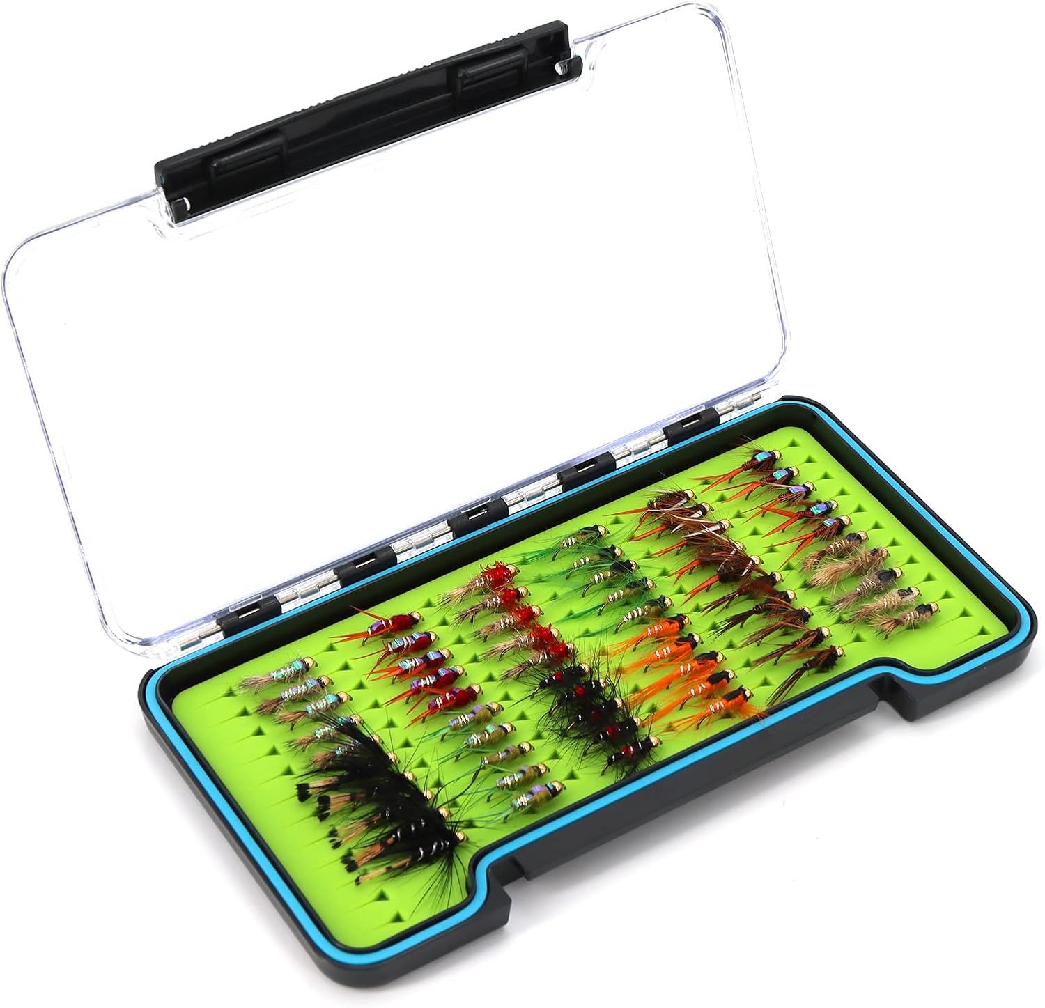 Fly Fishing Flies Assortment Kit for Trout Bass Salmon Steelhead
