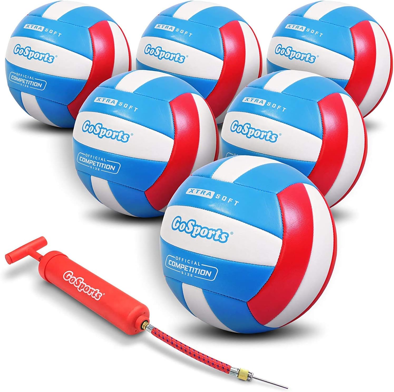 GoSports Soft Touch Recreational Volleyballs for All Ages