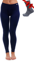 Merino Wool Base Layer Women Pants Midweight 250 g/m2 - Warm, Soft 165