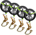 Heavy Duty Tire Straps for Car Trailer - Secure Vehicle Transport