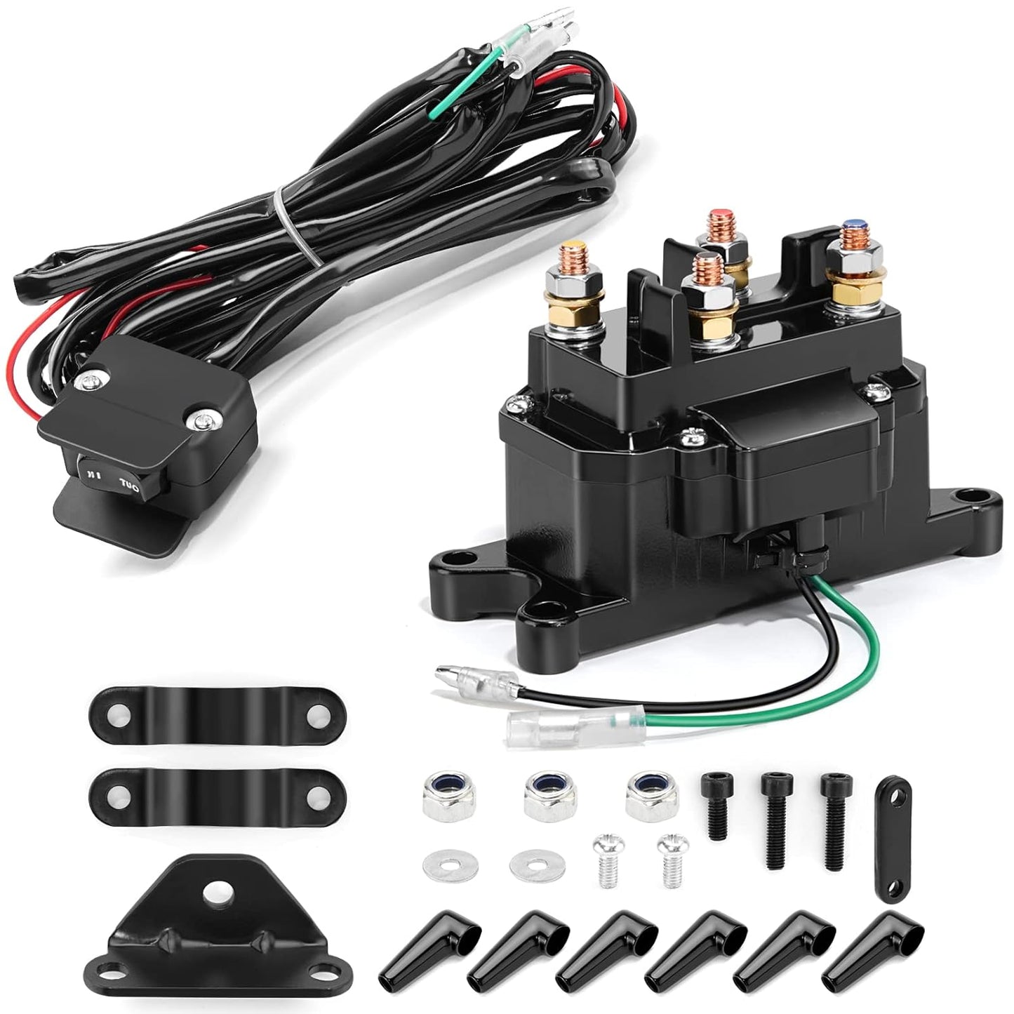 12V 250A Winch Solenoid Relay Contactor for ATV UTV Trucks