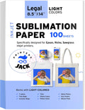 Printers Jack Sublimation Paper 8.5x14 in 100 Sheets - High Transfer
