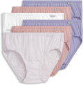 Jockey Women's Elance Bikini 6 Pack - 100% Cotton Mid Rise