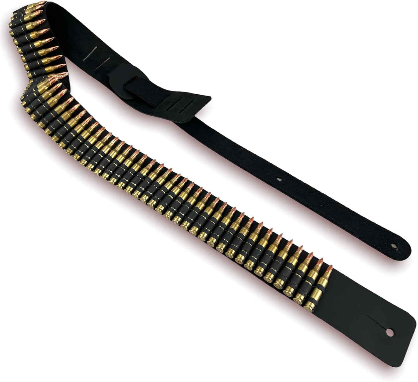 Funk Plus Bullet Guitar Strap 100% Leather for Rock Musicians