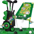 Liberry Toddler Golf Set for Age 2-5 - Portable Kids Golf Cart & Mat