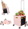 FELICON Folding Utility Cart with Stair Climbing Wheels for Easy Use