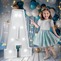 Marquee Letters 3 Feet Tall Light Up Letter A - Eye-Catching Party