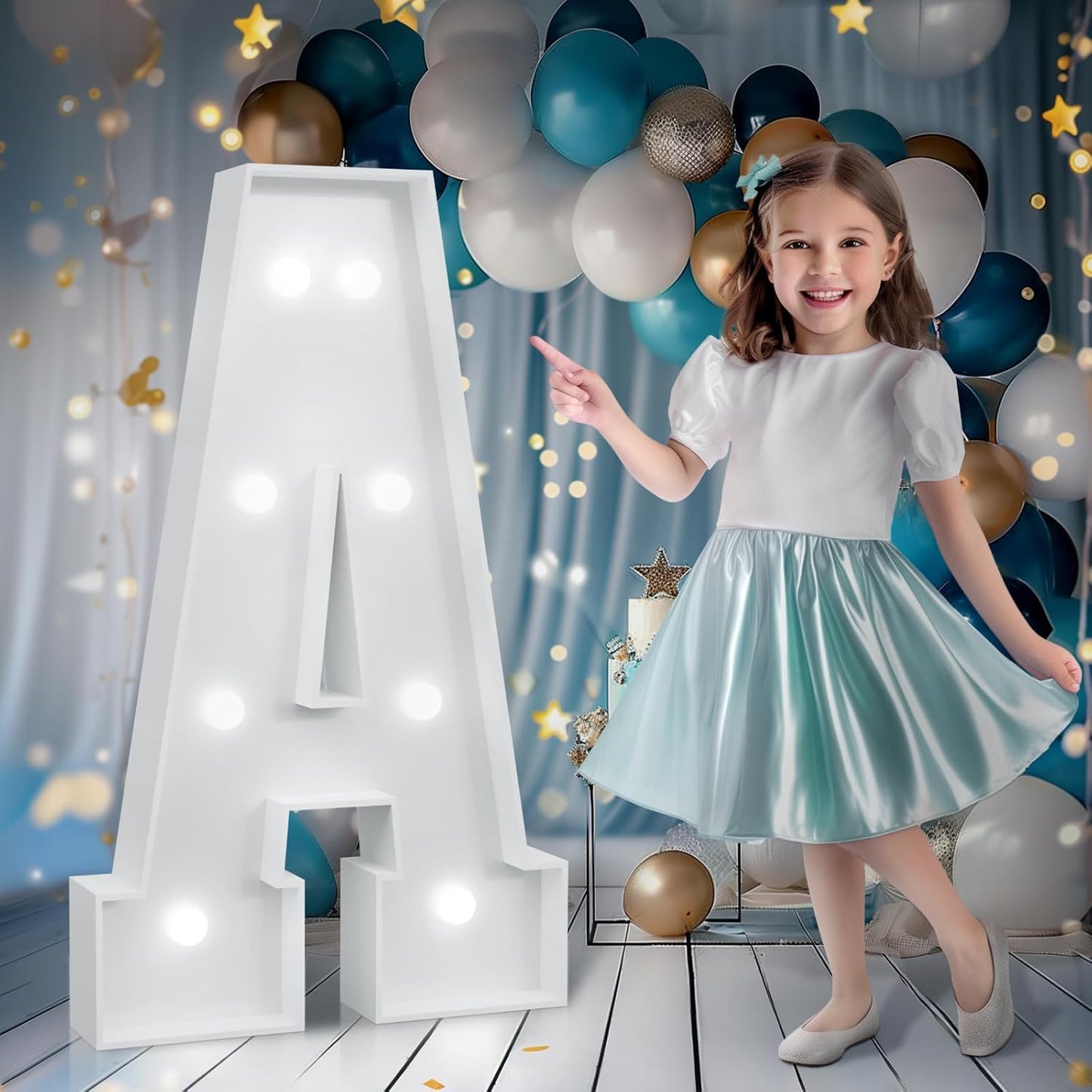 3 Feet Tall Light Up Marquee Letters for Party Decorations