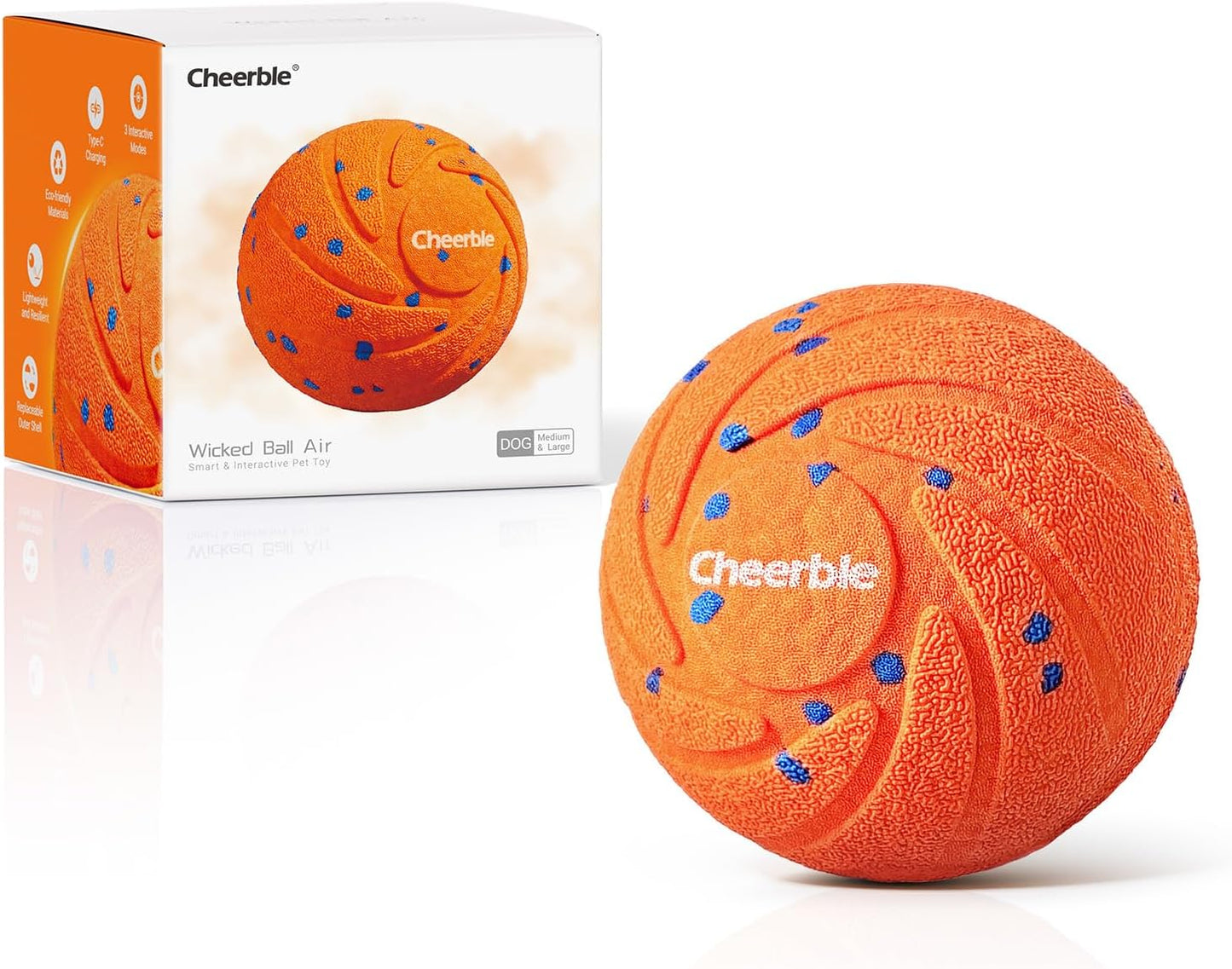 Cheerble Smart Wicked Ball: Auto Moving & Waterproof