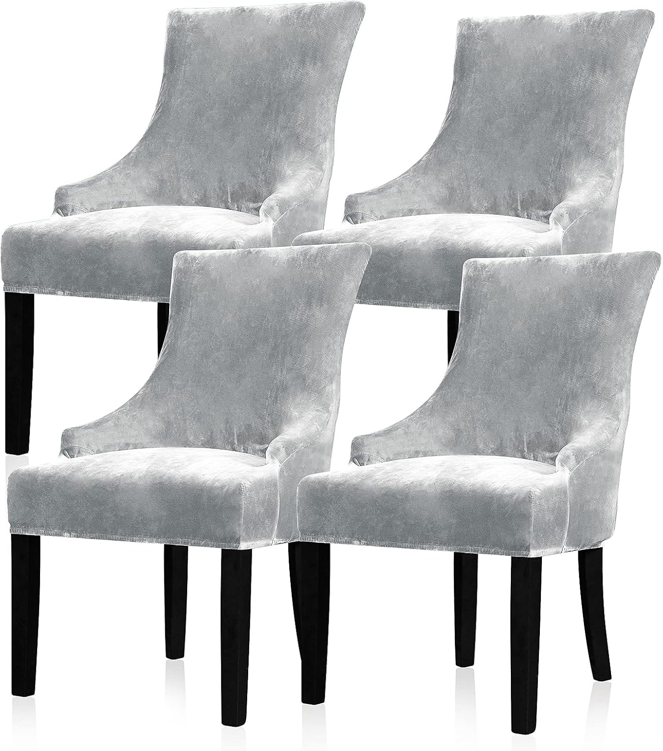Lellen Stretch Wingback Chair Cover Slipcover for Dining Room