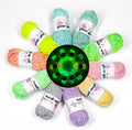 Glow in The Dark Yarn 10 Pack Baby Colorful - Craft Glow