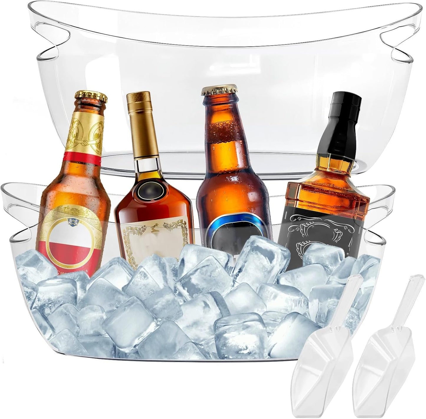Extra Large 5.5L Ice Buckets for Parties - Perfect Beverage Tubs