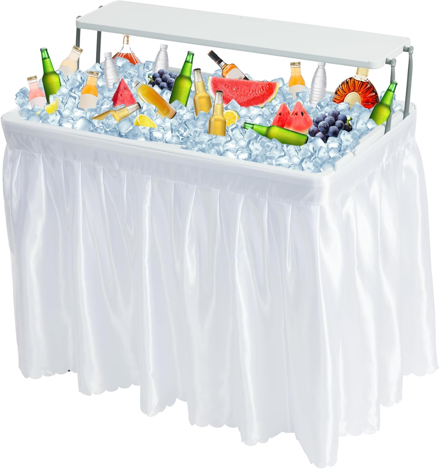 Portable Two-Tier Chill Table for Outdoor Fun