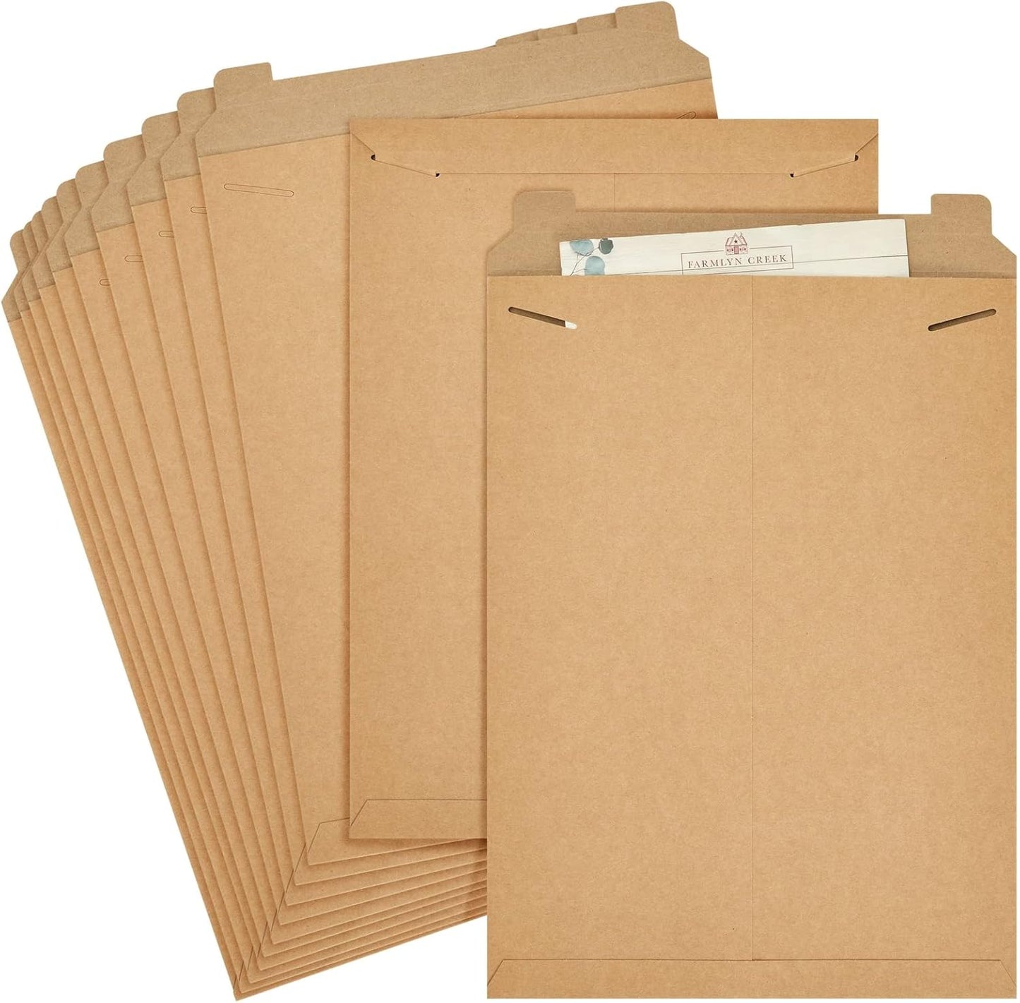 Juvale Flat Cardboard Art Mailers - Durable Protection for Shipping