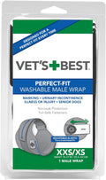 Washable Male Dog Diapers - Absorbent Male Wraps for Incontinence