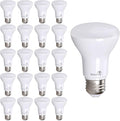 BR20 LED Light Bulbs 20-Pack 3000K Soft White - Energy Saving Floods