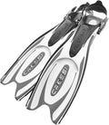 Cressi Frog Plus Open Heel Scuba Diving Fins - Powerful Efficient